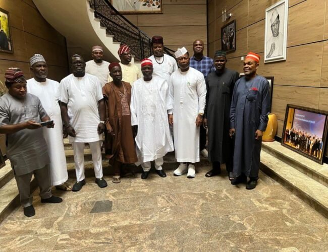 Dr. Osita Offor Joins Atiku Abubakar, Rabiu Kwankwaso, Buba Galadima, Other Leaders in a Condolence Visit to Tein Jack-Rich