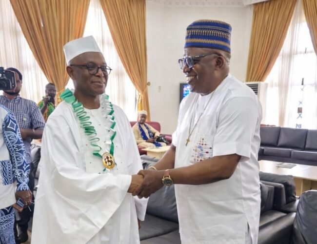 Bishop Prof. Emeka Nwankpa Condols with Mallam El-Rufai on the Passing of His Mother