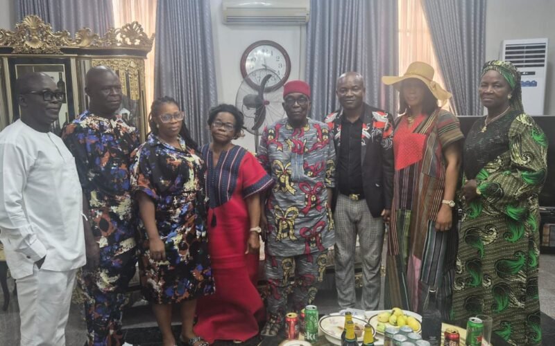 Breaking: Chief J. U. Udensi (UDENSCO) Hosts RATTAWU President, Prince Emeka Kalu, to a Sumptuous Luncheon in His Aba Residence