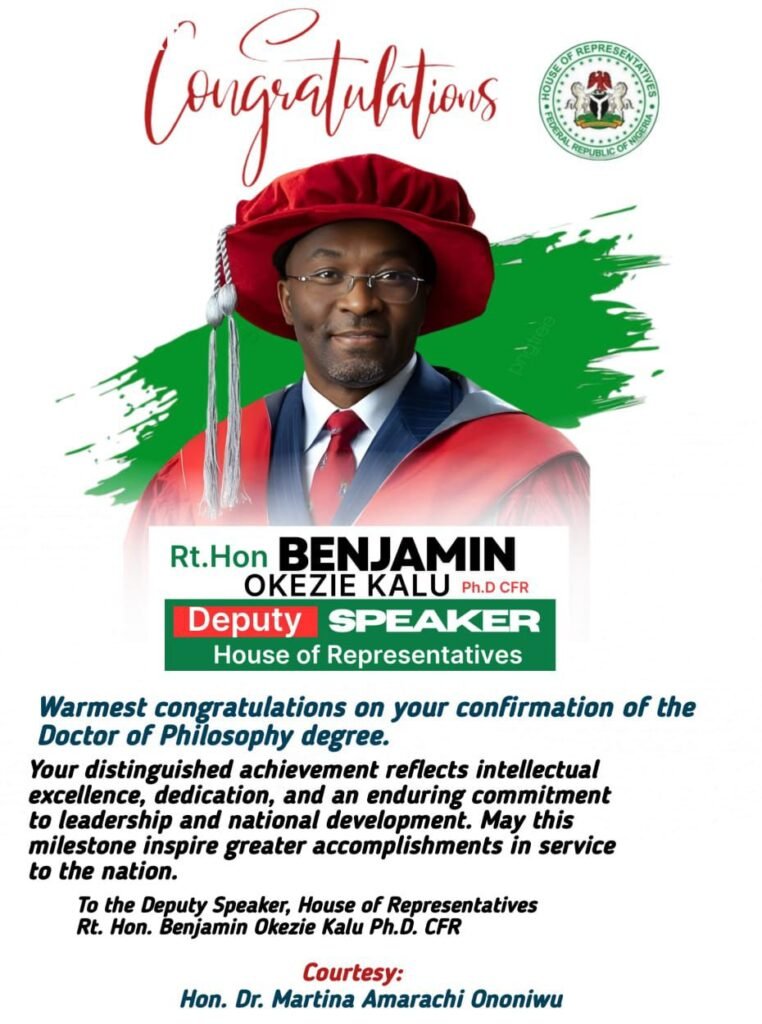 Dr. Martina Amarachi Ononiwu Congratulates Deputy Speaker Kalu on PhD Achievement, Reaffirms Commitment to Serve Ikwuano/Umuahia Constituency 2 img 20260411 wa00345446500239017766418