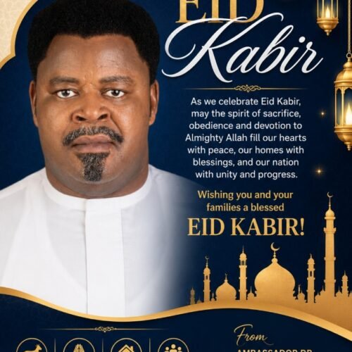 Eid Kabir: Amb. Dr Osita Offor (De Ultimate Commander) Extends Warm Greetings to Muslim Faithful