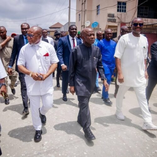 People Rejoice Anywhere Abia Governor Goes: Amb. Offor Expresses Joy As Gov. Otti Inspects Ongoing Projects In Aba