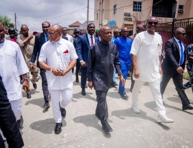 People Rejoice Anywhere Abia Governor Goes: Amb. Offor Expresses Joy As Gov. Otti Inspects Ongoing Projects In Aba