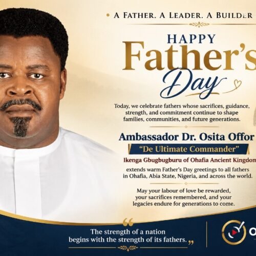 Amb. Offor Salutes Gov. Otti, Others As “Fathers Of Progress” Driving Abia’s New Dawn