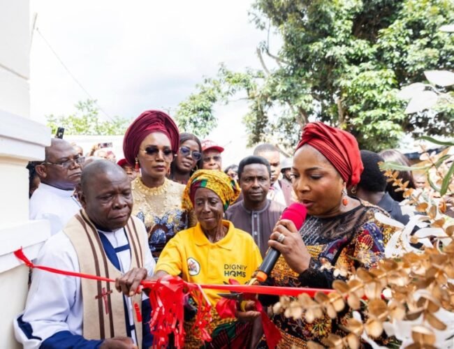 Widows’ Housing, Dignity Homes: Ambassador Offor Hails Mrs Otti, Urges Support For Continuity In Abia