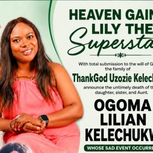 Tears In Nneato As De Ultimate Commander Pays Emotional Tribute To Late Cousin Sister, Ogoma Lilian Kelechukwu