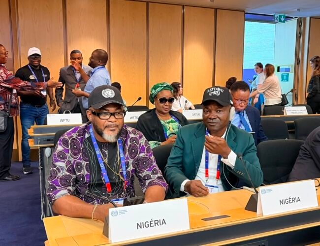 RATTAWU President, Prince Emeka Kalu, Joins Global Labour Leaders At ILO Plenary Session In Geneva