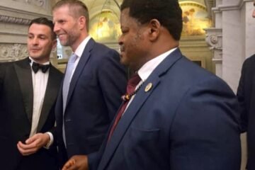 Ambassador Offor Meets Eric Trump in Washington, D.C., Advancing Governor Alex Otti’s Global Investment Agenda