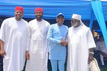 Hon. Nkole, Elvis Ignis Pay Final Respects To Late Mazi Chekwas Albert Oti, Cherished Political Ally