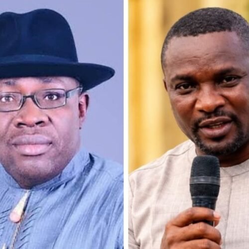 Hon Pascal Karibe Ojigwe Congratulates Senator Henry Seriake Dickson on his recognition by Leadership Newspaper as Politician of the Year