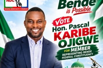 2027: Why Bende Needs Hon. Pascal Karibe Ojigwe – From Sports Commissioner To Federal Representative