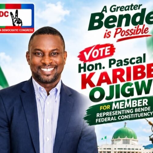 2027: Why Bende Needs Hon. Pascal Karibe Ojigwe – From Sports Commissioner To Federal Representative
