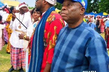 Chidi Igwe Ukah Attends Ohafia Day Celebration In Aba With NDC Leaders