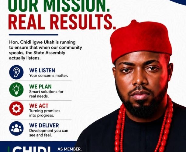 Ohafia South 2027: Chidi Igwe Ukah Opens A New Chapter