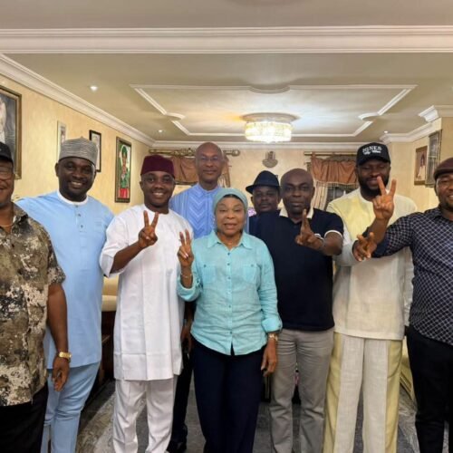 Karibe Ojigwe joined other NDC National Assembly Candidates in a strategic meeting hosted by Senator Nkechi Nwaogu at her Abuja residence.