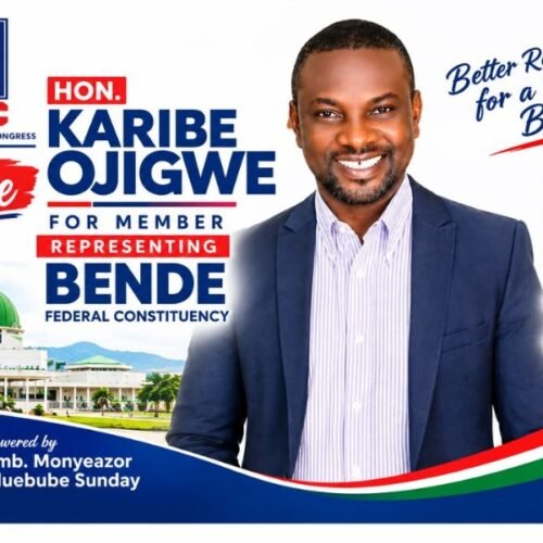 If Abia State Can Be Transformed Within This Short Period, Bende Can Also Be Transformed Under Hon. Karibe Ojigwe